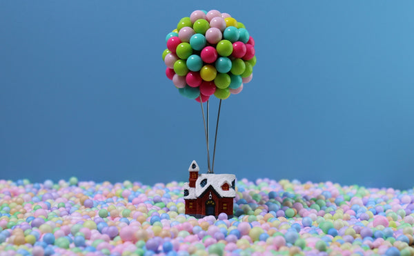 Pin Balloon House Unique Holder